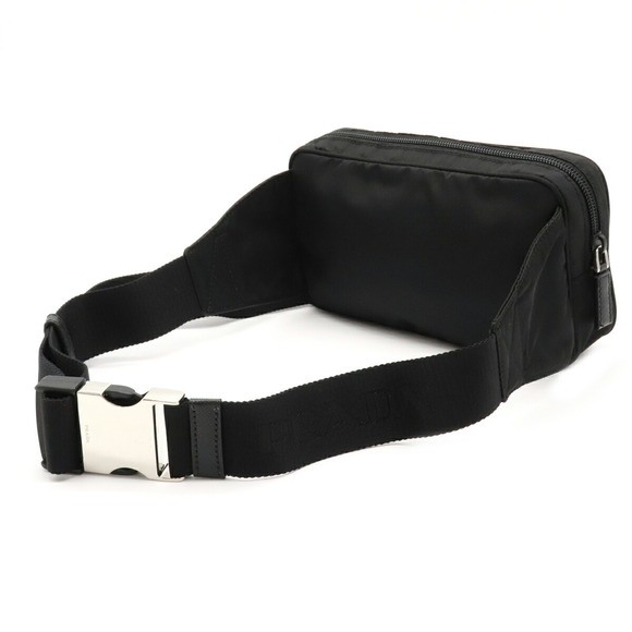 Prada Tessuto Waist Nylon Green Bag Black - Picture 1 of 9